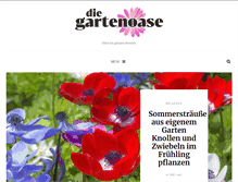 Tablet Screenshot of diegartenoase.de
